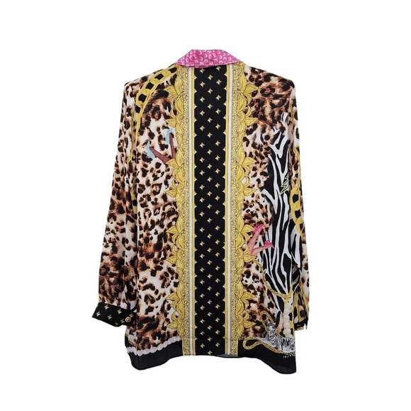 Giobbi Women's The Jones Multi Print Blouse - Picture 6 of 8